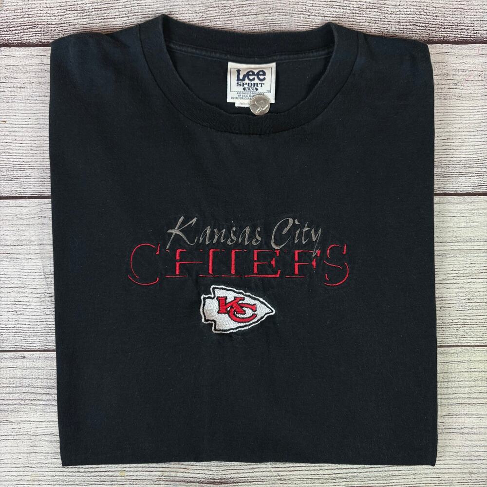 Vintage 1990s Kansas City Chiefs NFL Football Embroidered T-shirt